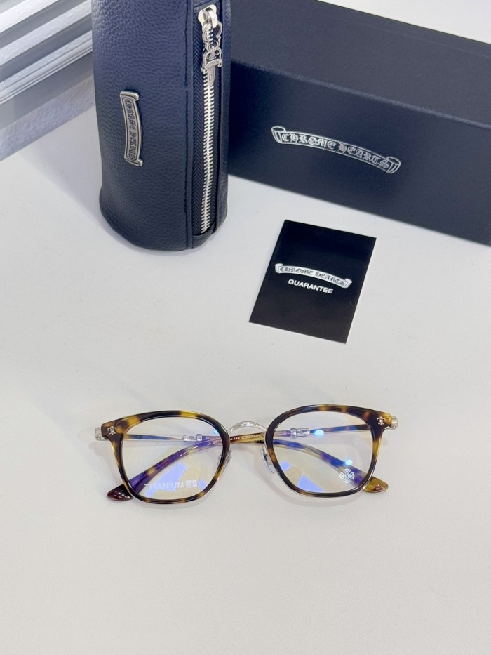 NIGO Chrome Heart Women's and Men's STRAPADICTOME Scout Flower Metal Square Optical Frame #nigo333534
