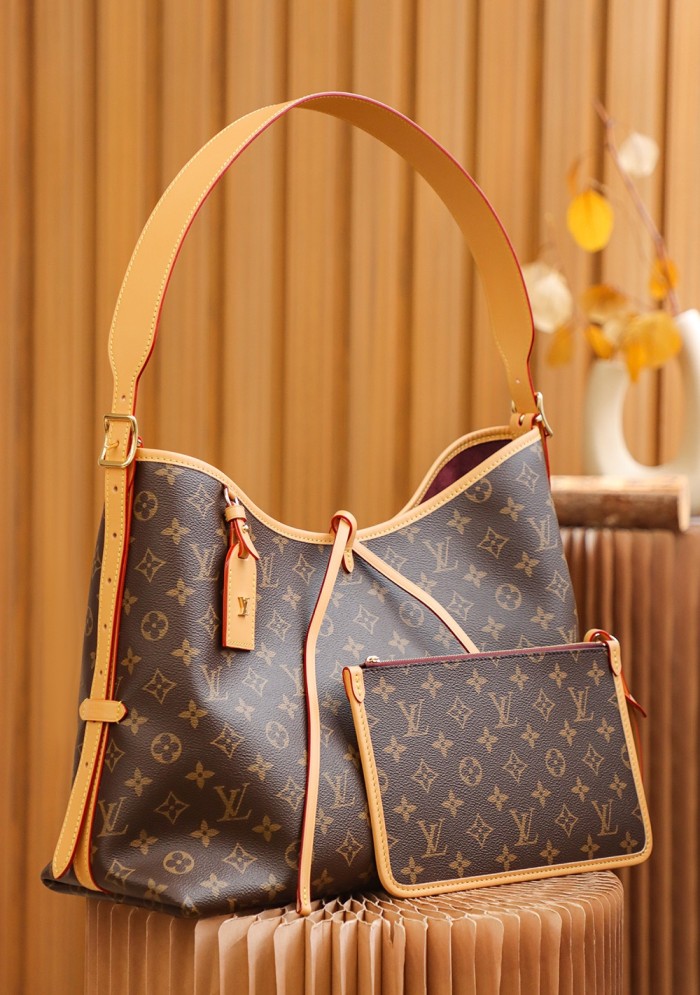 NIGO Louis Vuitton Women's CarryAll MM Monogram Handbags M46197 #nigo333545