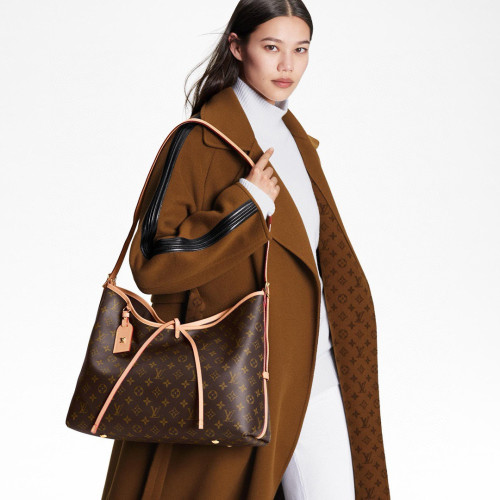 NIGO Louis Vuitton Women's CarryAll MM Monogram Handbags M46197 #nigo333545