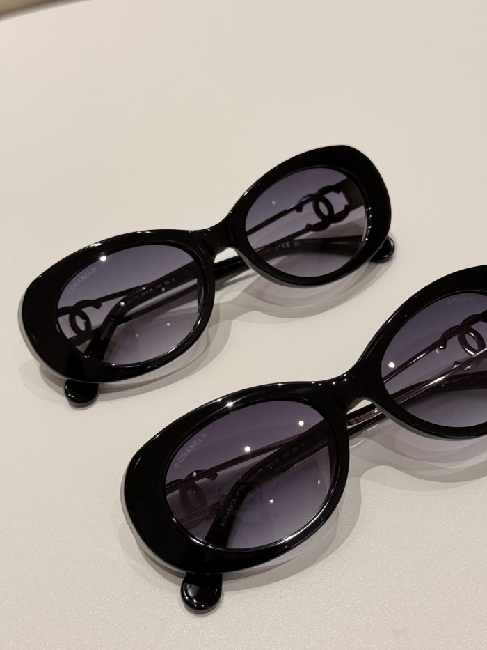 NIGO CHANEL Sunglasses Oval Sunglasses acetate metal #nigo333540
