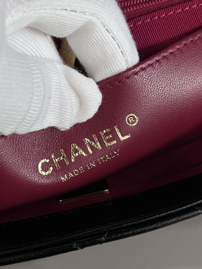 NIGO Chanel 24A Chain Shoulder Strap Flap Diamond Shiny Sheepskin Shoulder Crossbody Bag  #nigo333559