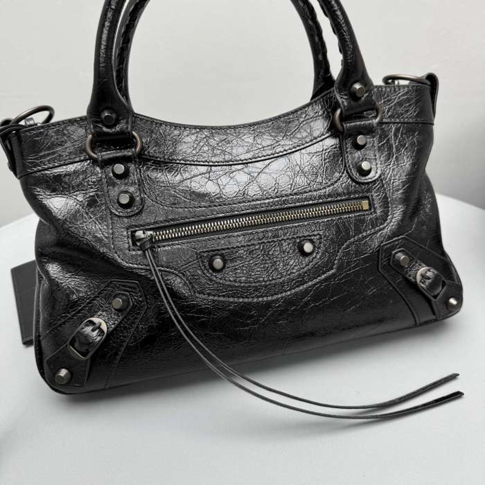 NIGO Balenciaga Le City Bag Medium in Black #nigo333603