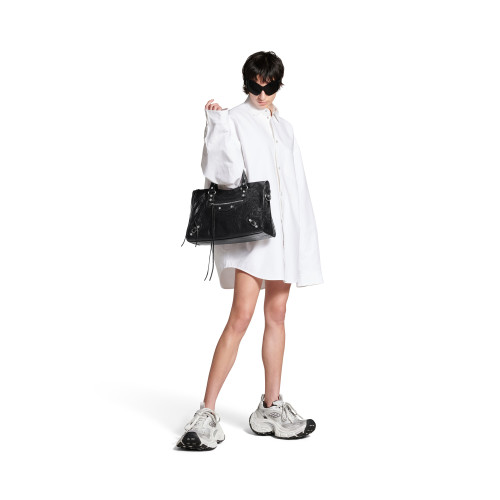NIGO Balenciaga Le City Bag Medium in Black #nigo333603