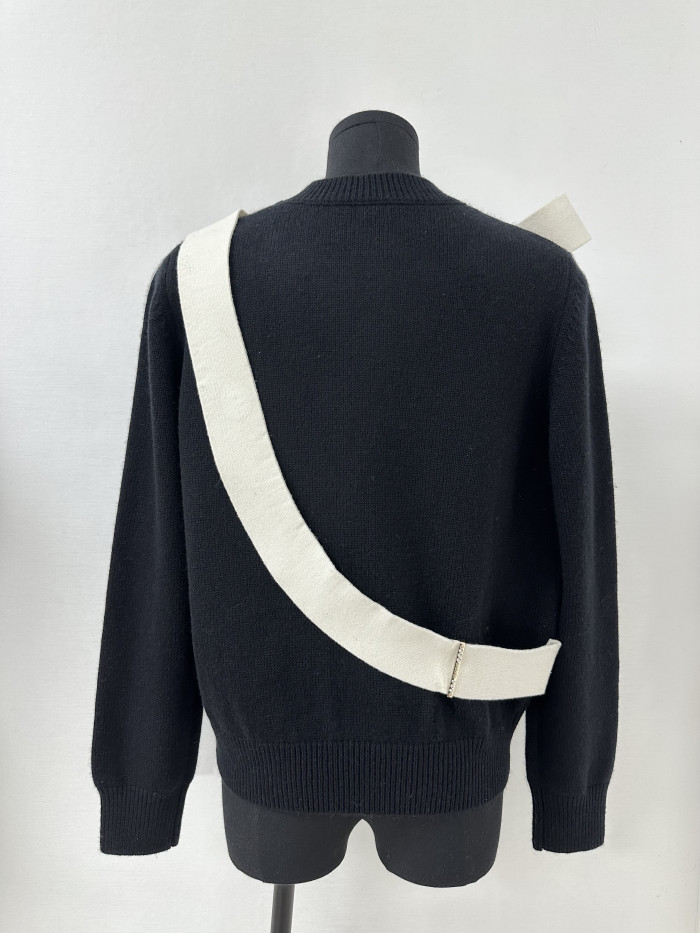 NIGO Chanel Sweater Cashmere Black and Cream #nigo333640