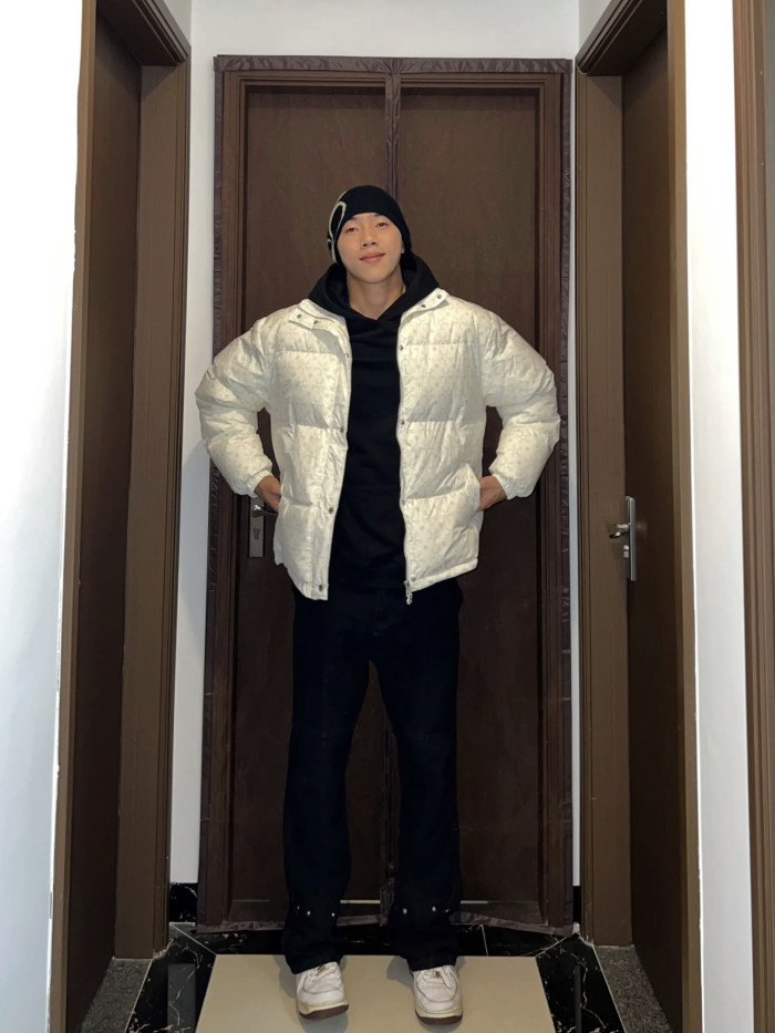 NIGO Chrome Hearts Dark Pattern Jacquard Down Jacket #nigo333641