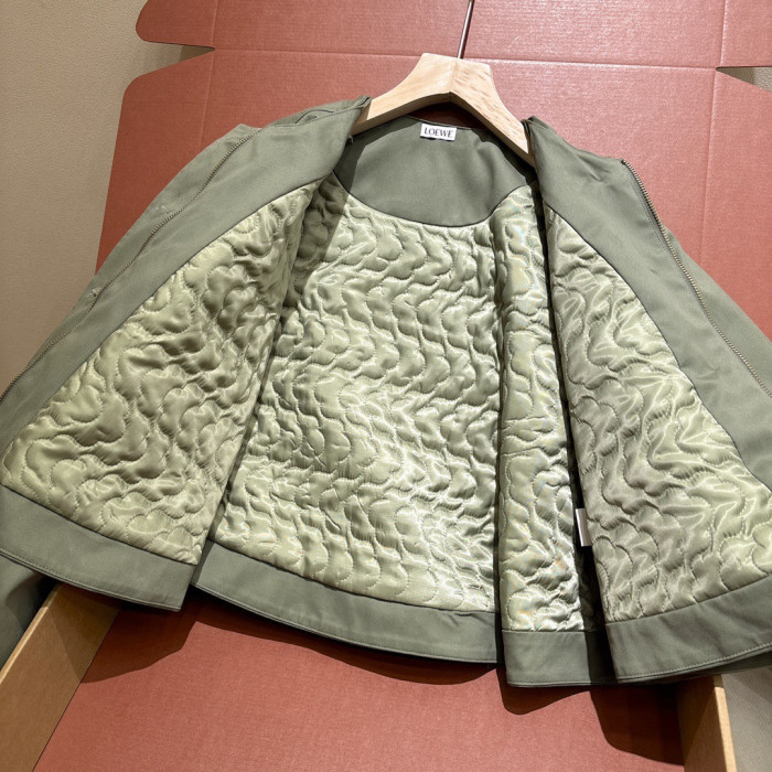 NIGO Loewe Short Parka Cotton Green #nigo333650