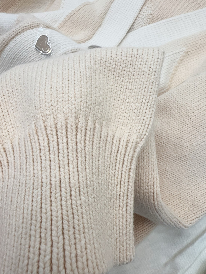 NIGO Hermes Long sleeve Long Cardigan Thick Bicolor Cotton #nigo333633