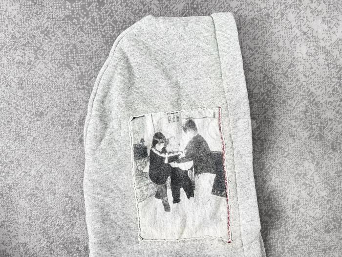 NIGO Enfants Riches Deprimes Fall Alice Patch Distressed Zipper Hooded Sweatshirt #nigo333688