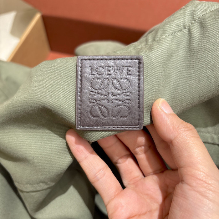 NIGO Loewe Short Parka Cotton Green #nigo333650