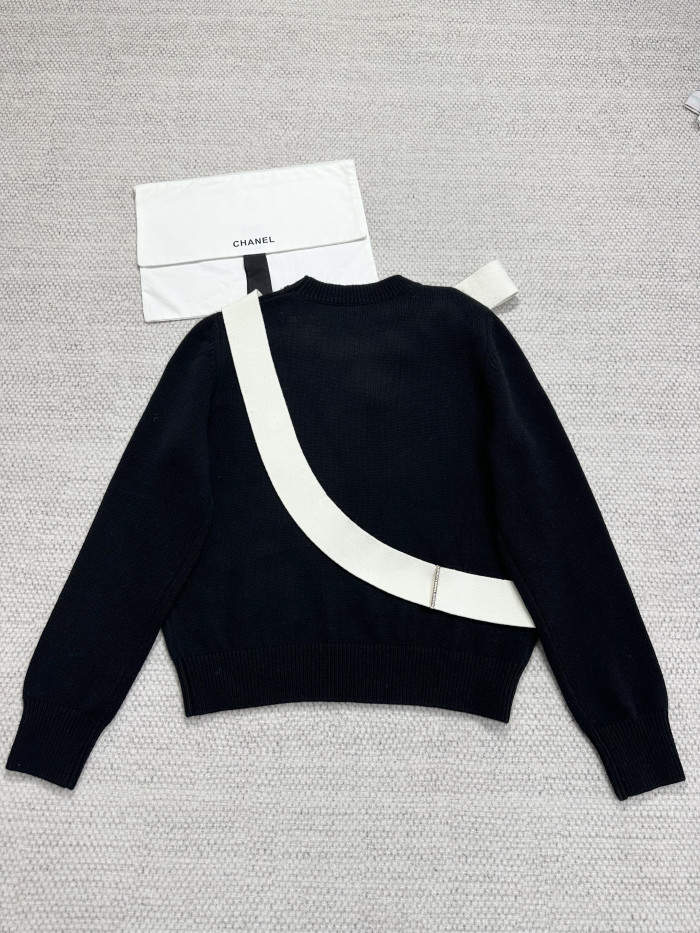 NIGO Chanel Sweater Cashmere Black and Cream #nigo333640