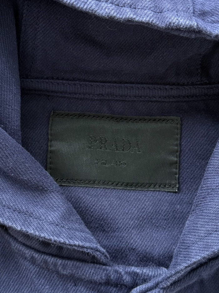 NIGO Prada Denim Hooded Jacket #nigo333637