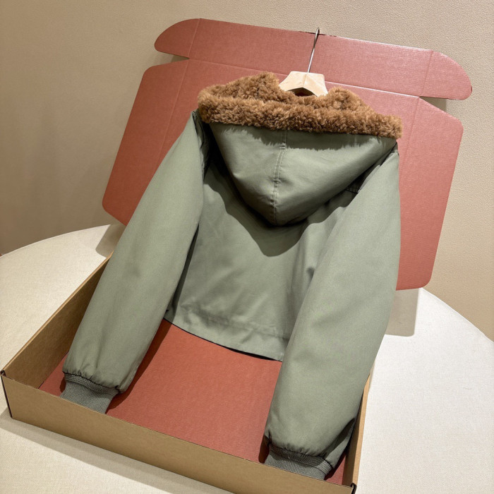 NIGO Loewe Short Parka Cotton Green #nigo333650
