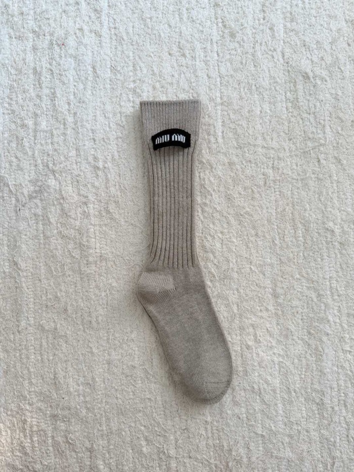 NIGO MiuMiu Wool Label Mid-calf Socks #nigo333706