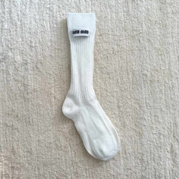 NIGO MiuMiu Wool Label Mid-calf Socks #nigo333706