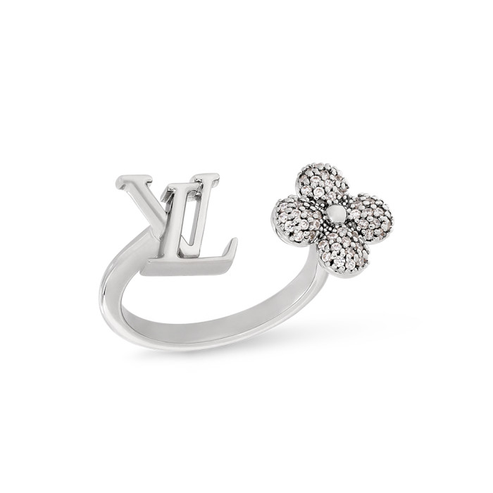 NIGO Louis Vuitton Louisette Signature Strass Ring #nigo333734