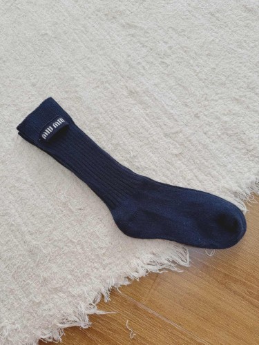 NIGO MiuMiu Wool Label Mid-calf Socks #nigo333706