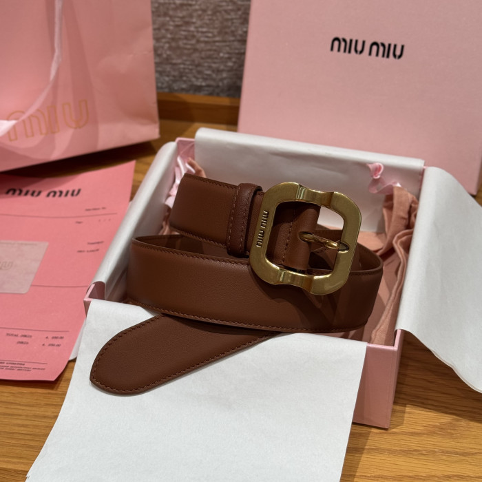 NIGO MiuMiu Oak Suede Belt #nigo333714