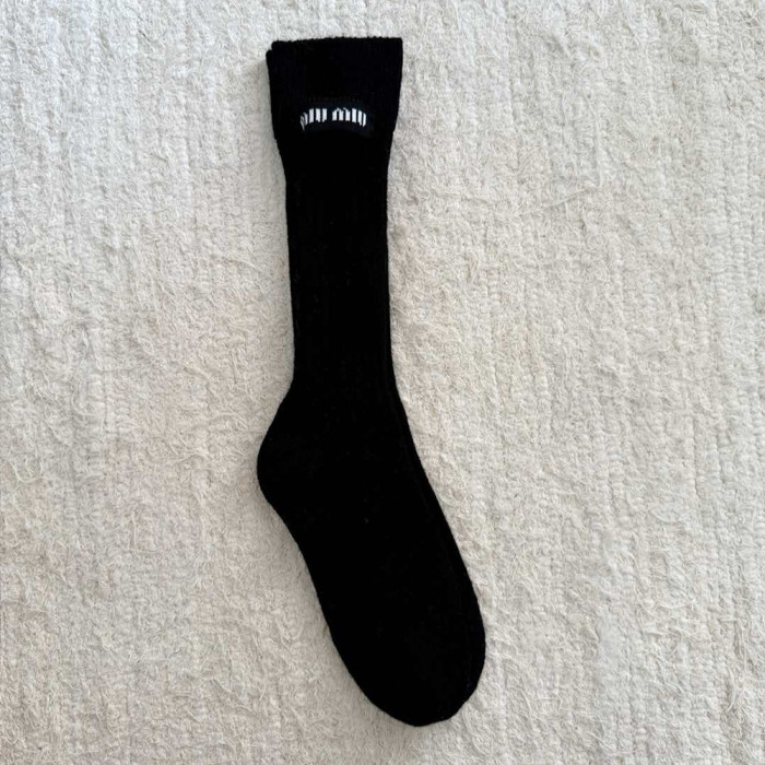 NIGO MiuMiu Wool Label Mid-calf Socks #nigo333706