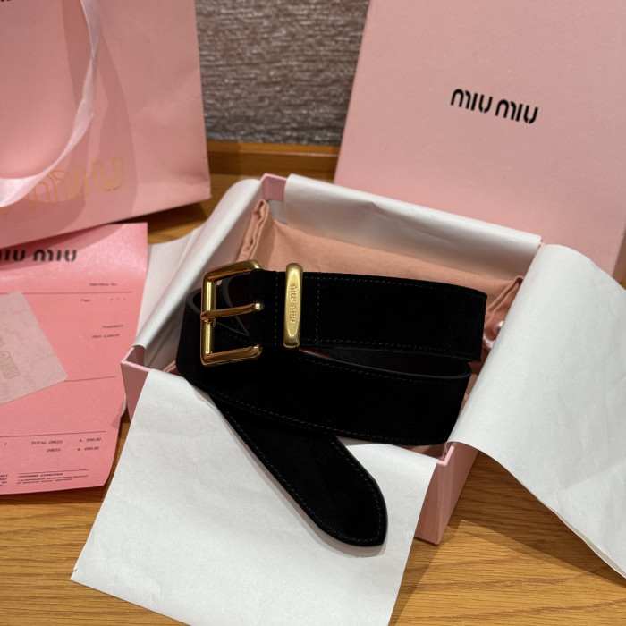NIGO MiuMiu Oak Suede Belt #nigo333714