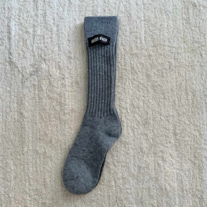 NIGO MiuMiu Wool Label Mid-calf Socks #nigo333706