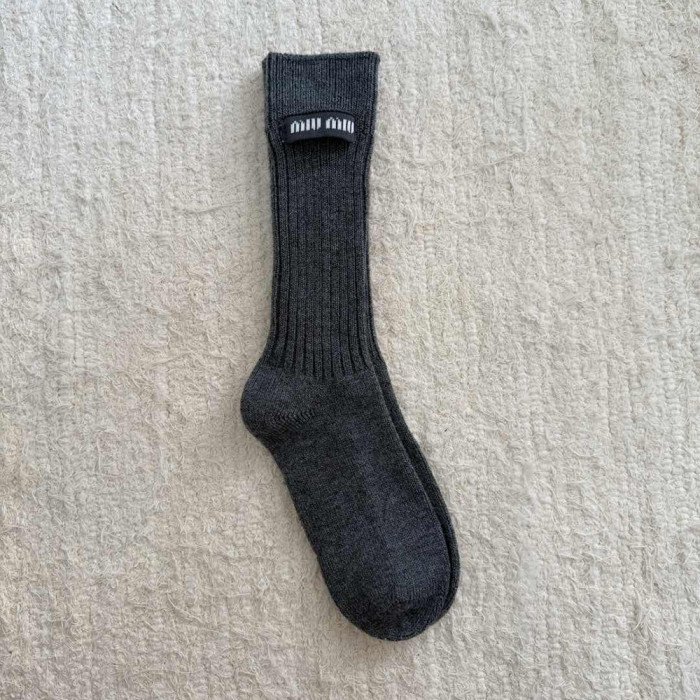 NIGO MiuMiu Wool Label Mid-calf Socks #nigo333706