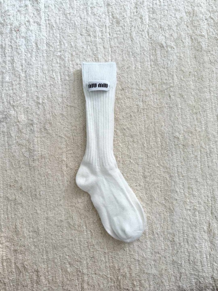 NIGO MiuMiu Wool Label Mid-calf Socks #nigo333706