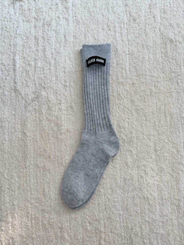 NIGO MiuMiu Wool Label Mid-calf Socks #nigo333706