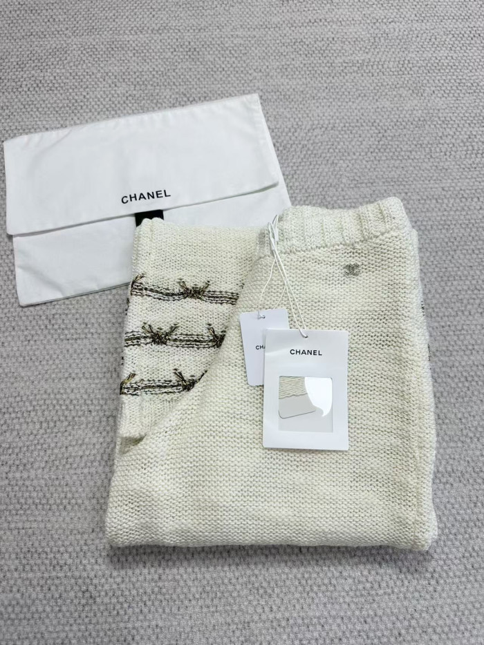 NIGO Chanel 25A Gold Thread Wide Leg Pants #nigo333711