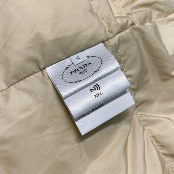NIGO Prada Brown Down Filled Technical Puffer Jacket #nigo333729