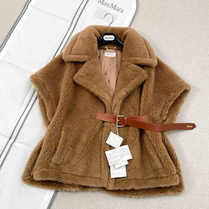 NIGO MaxMara Alpaca and Cashmere Teddy Cape #nigo333792