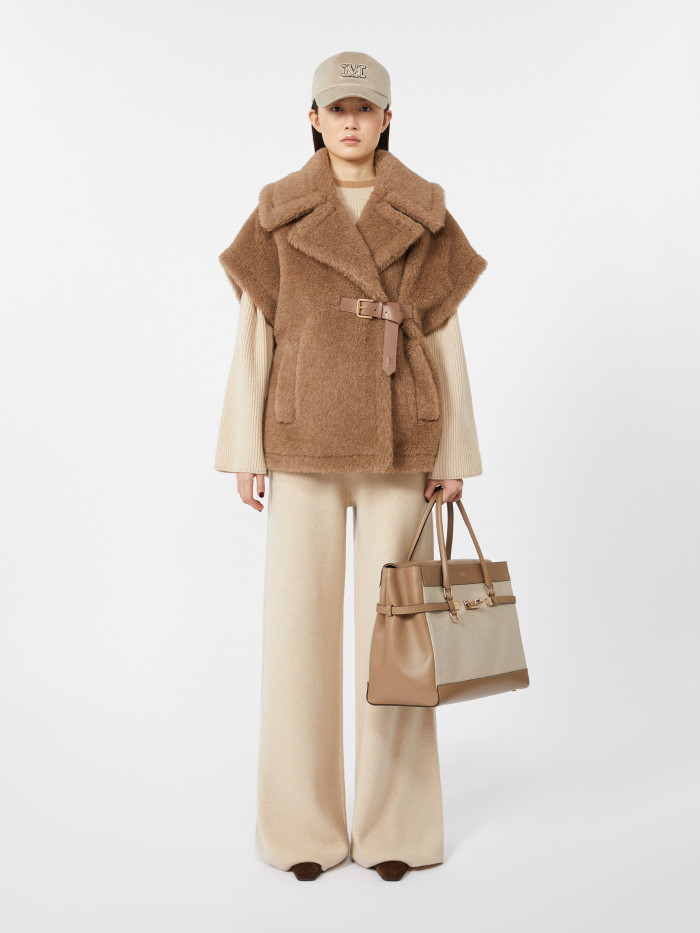 NIGO MaxMara Alpaca and Cashmere Teddy Cape #nigo333792