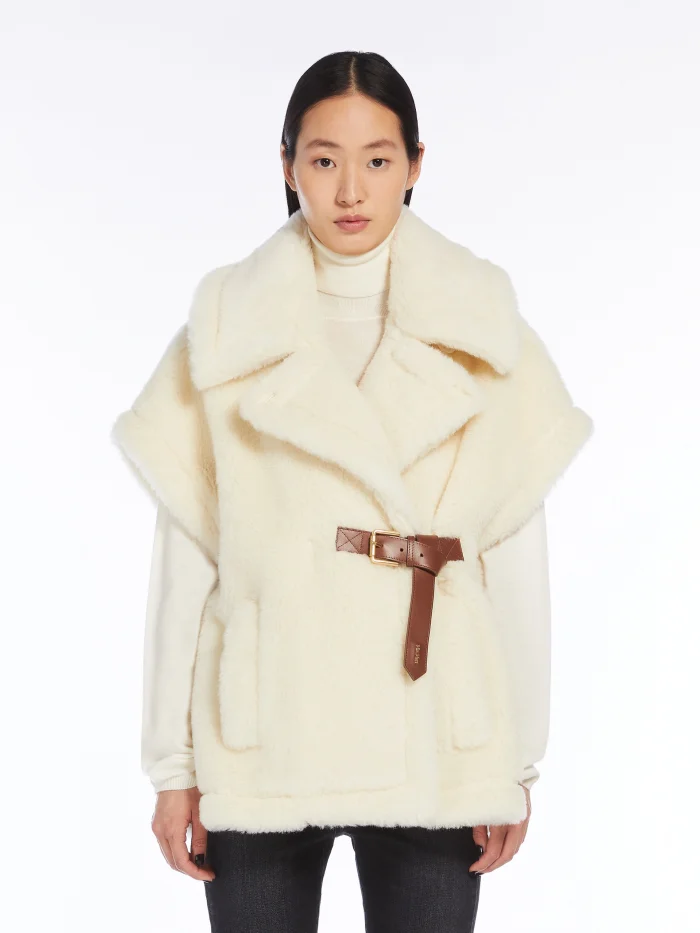 NIGO MaxMara Alpaca and Cashmere Teddy Cape #nigo333792