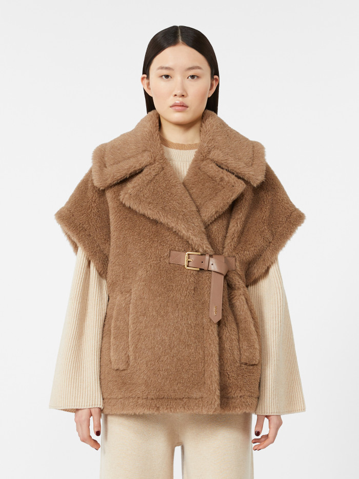 NIGO MaxMara Alpaca and Cashmere Teddy Cape #nigo333792