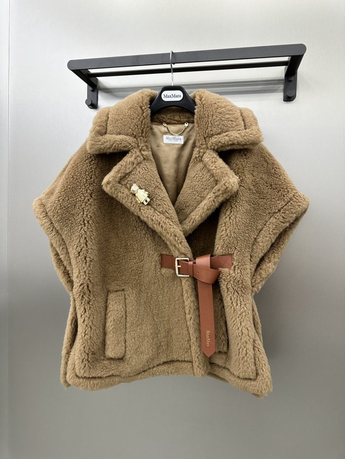 NIGO MaxMara Alpaca and Cashmere Teddy Cape #nigo333792
