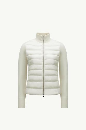 NIGO Moncler Cardigan Women's Ski Solid Color Snow Mountain Stand Collar Wool Goose Down Down Jacket#nigo333081