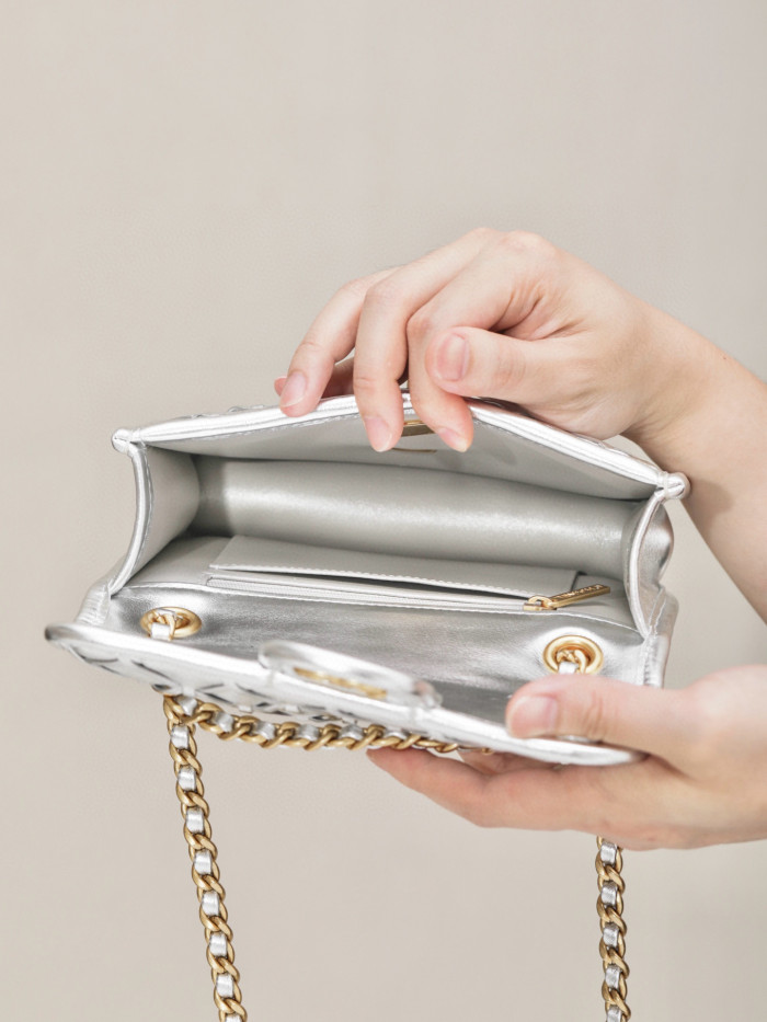 NIGO Chanel Metallic Braid Mini Shoulder Bag #nigo317579