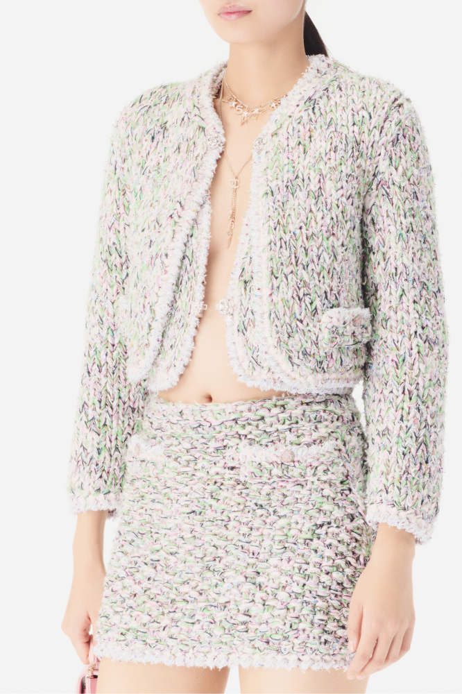NIGO Chanel Jacket Cotton Wool Multicolour #nigo333815