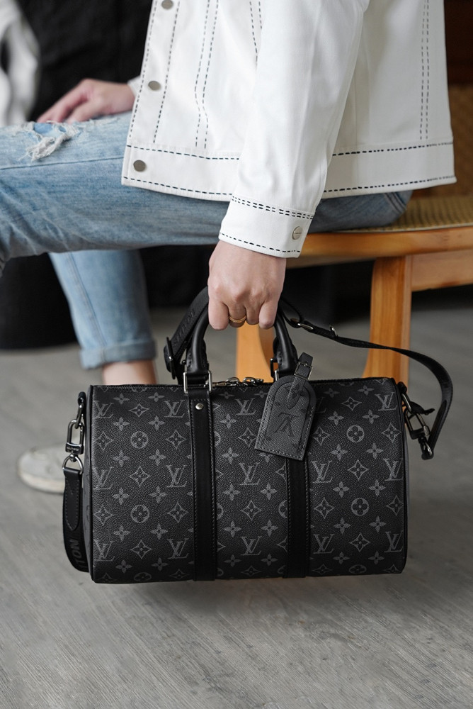 NIGO Louis Vuitton Keepall Bandoulière 35 Monogram Eclips M46655 #nigo333846