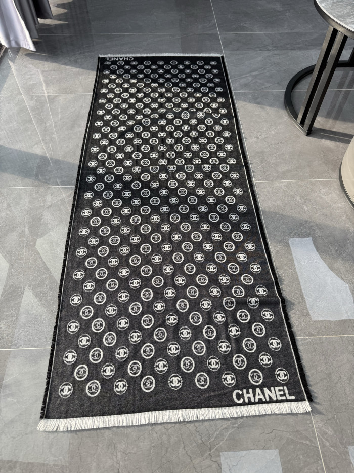 NIGO Chanel Reversible Jacquard Scarf Shawl #nigo333868