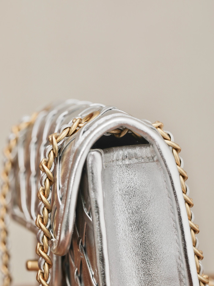 NIGO Chanel Metallic Braid Mini Shoulder Bag #nigo317579