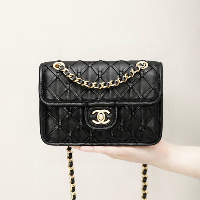 NIGO Chanel Metallic Braid Mini Shoulder Bag #nigo317579