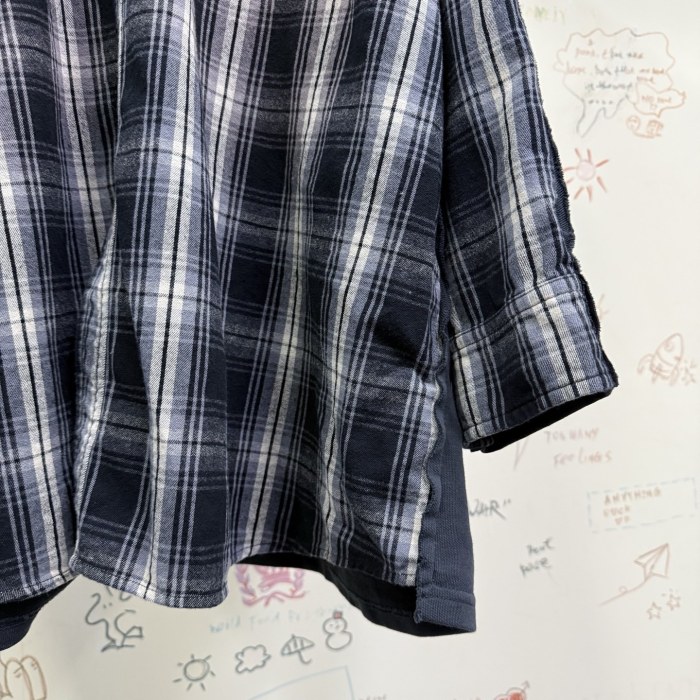 NIGO Balenciaga Men's Hybrid Overshirt in Blackgrey #nigo333811