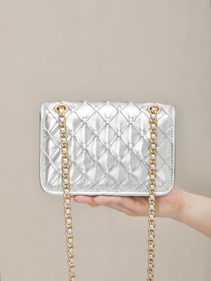 NIGO Chanel Metallic Braid Mini Shoulder Bag #nigo317579