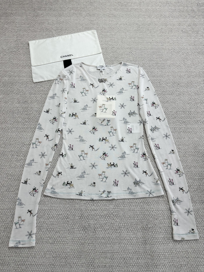 NIGO Chanel 25N Ski Crew Neck Bottoming Shirt #nigo333932