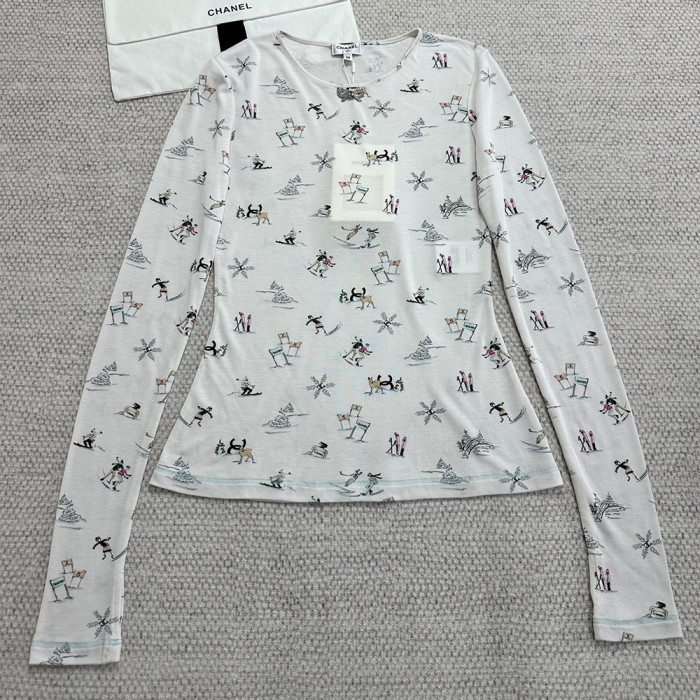 NIGO Chanel 25N Ski Crew Neck Bottoming Shirt #nigo333932