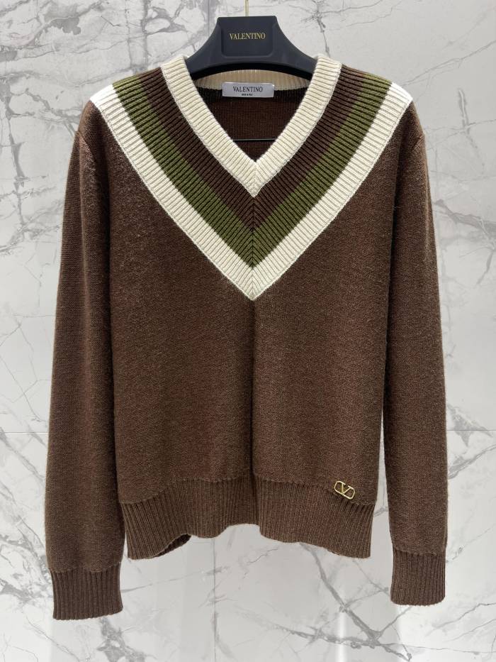 NIGO Valentino Wool Jumper Woman Dark Fudge beige #nigo333903