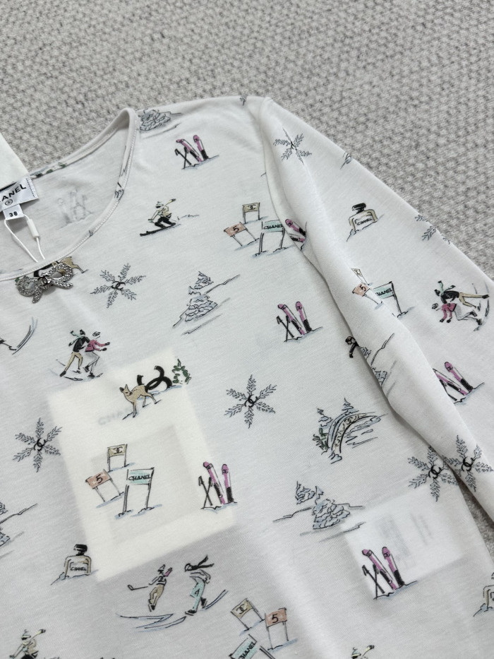NIGO Chanel 25N Ski Crew Neck Bottoming Shirt #nigo333932