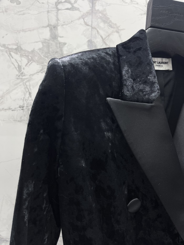 NIGO Saint Laurent Women's Velvet Blazer #nigo333904