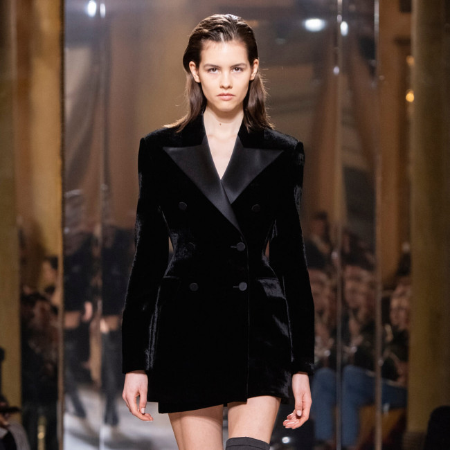 NIGO Saint Laurent Women's Velvet Blazer #nigo333904