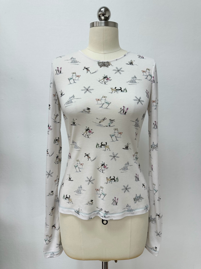 NIGO Chanel 25N Ski Crew Neck Bottoming Shirt #nigo333932